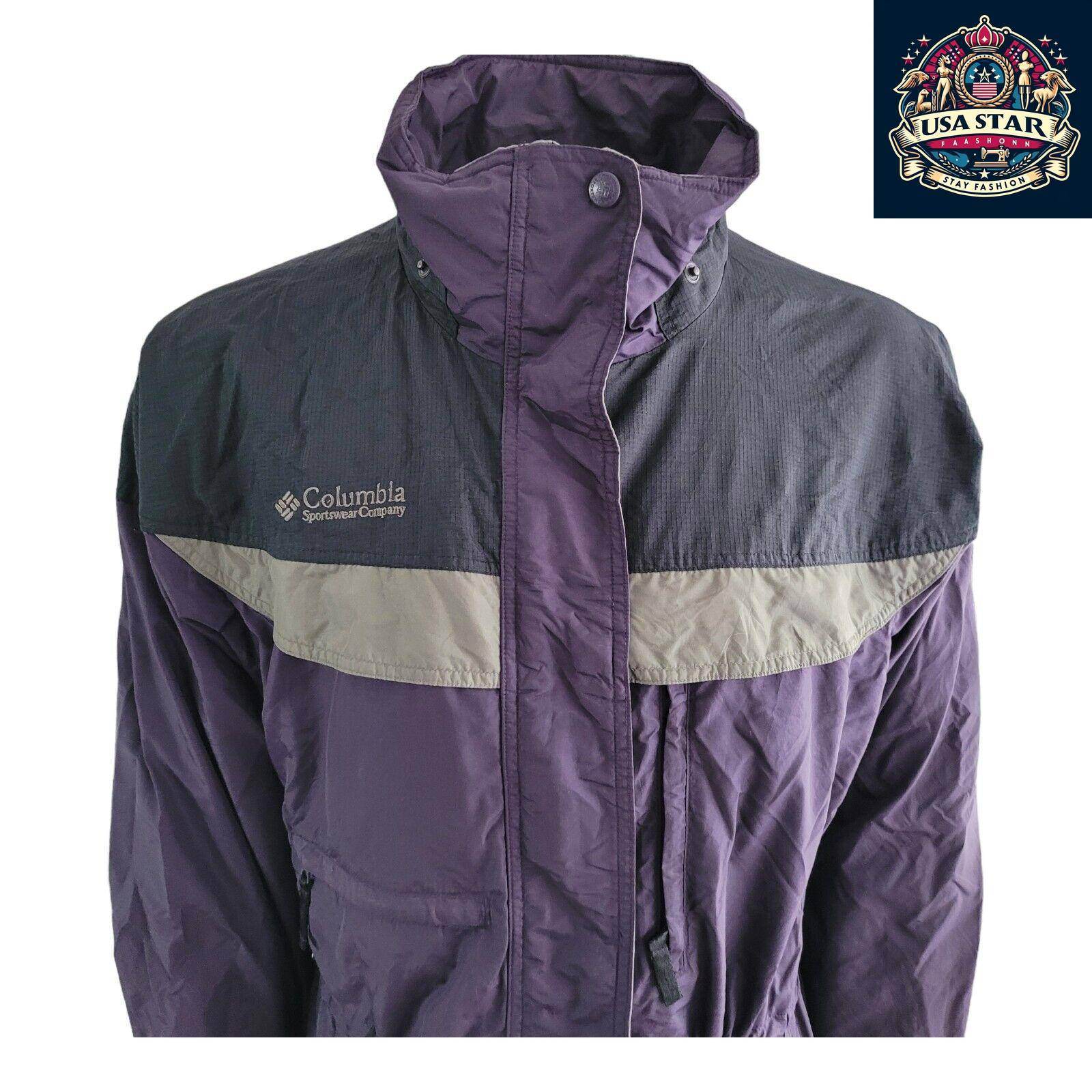 Columbia Women's Jacket - Boulder Ridge Medium Purple, Water - Resistant, Stylish & Durable Outerwear - USASTARFASHION