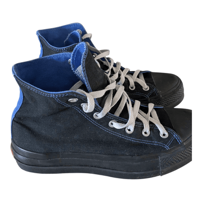 Converse Chuck Taylor All Star Hi Pride Edition UK 8 Black Rainbow Sole LGBTQ Sneakers - USASTARFASHION
