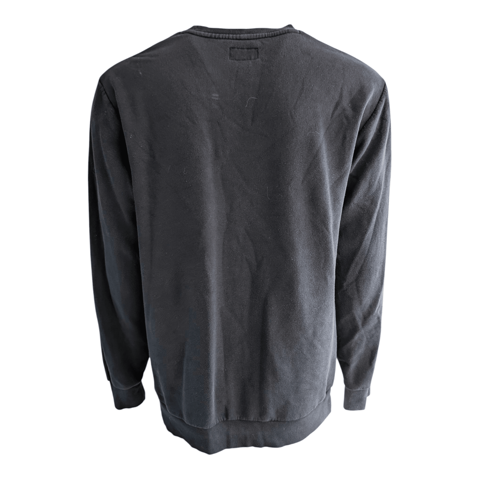 Converse Men’s Sweater XXL – Black Logo Pullover - USASTARFASHION