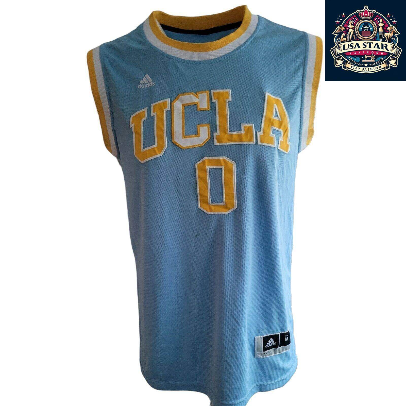 Custom UCLA Russell Westbrook 0 Basketball Jersey Mens Size M by Adidas - High - Quality Design - USASTARFASHION