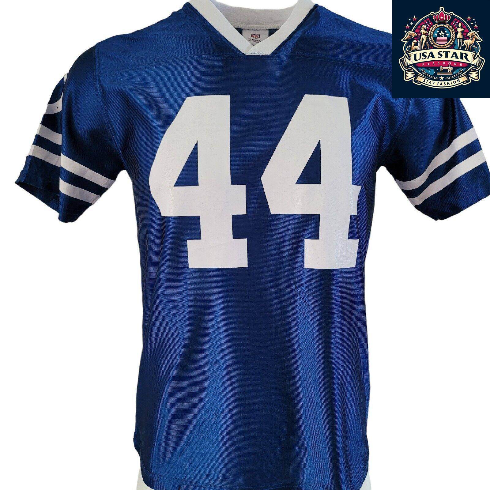 Dallas Clark Jersey Youth XL (18 - 20) - Indianapolis Colts Blue Classic Team Spirit Gear - USASTARFASHION