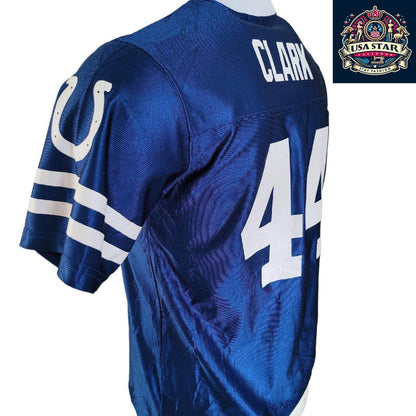 Dallas Clark Jersey Youth XL (18 - 20) - Indianapolis Colts Blue Classic Team Spirit Gear - USASTARFASHION