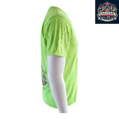 Danica Patrick T-Shirt - Chase Authentics GoDaddy Racing Apparel M Green 100% Pre - Shrunk Cotton - USASTARFASHION