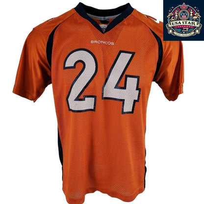 Denver Broncos Jersey Bailey 24 Youth XL Fits Adult Small - Comfortable, Durable Team Apparel - USASTARFASHION