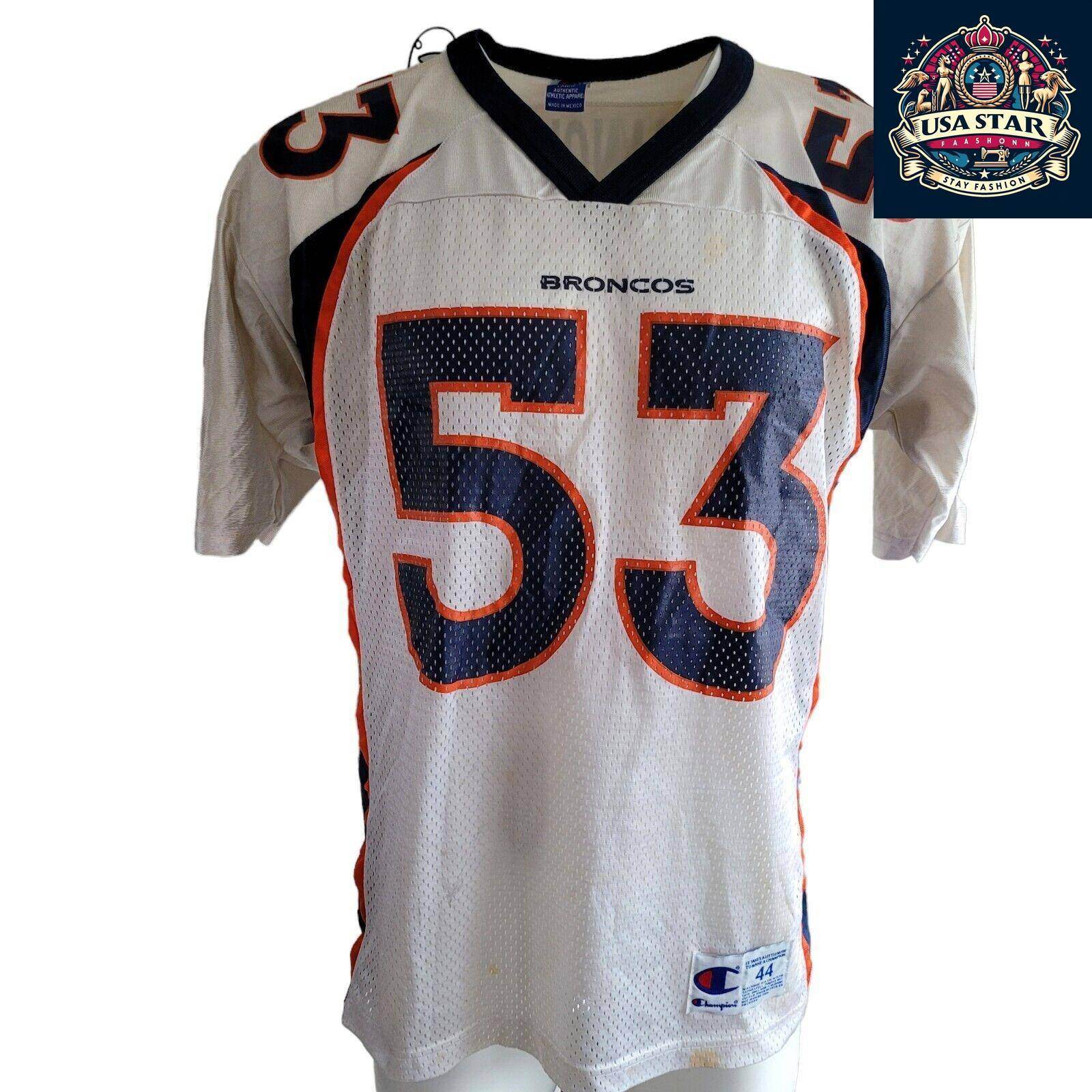 Denver Broncos Jersey Champion Romanowski 53 Vintage Size 44 (M/L) Classic Style & Comfort - USASTARFASHION