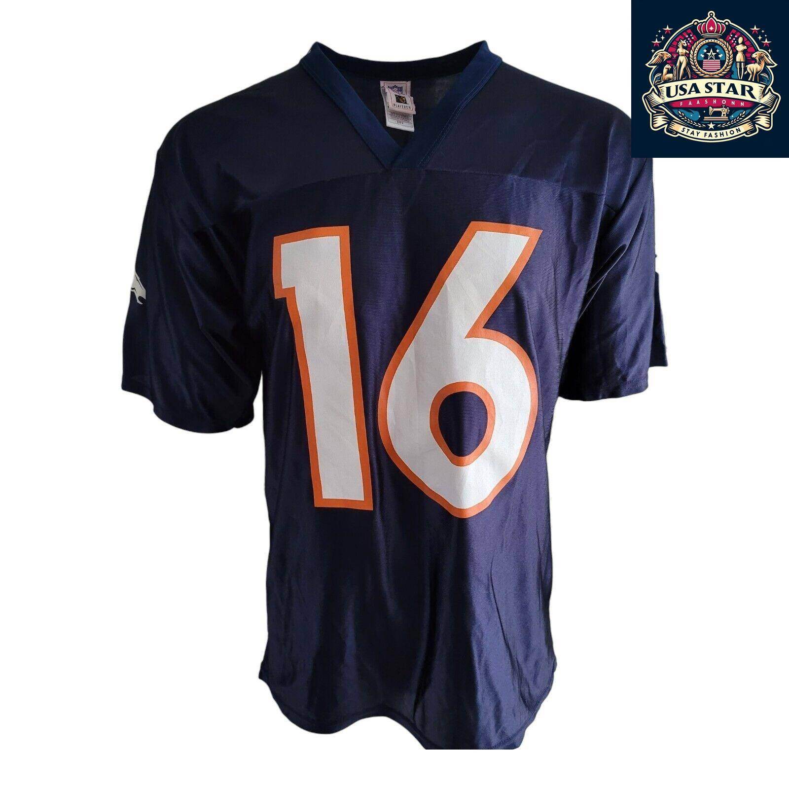 Denver Broncos Jersey Jake Plummer 16 Size M - Authentic Vintage Fan Apparel - USASTARFASHION