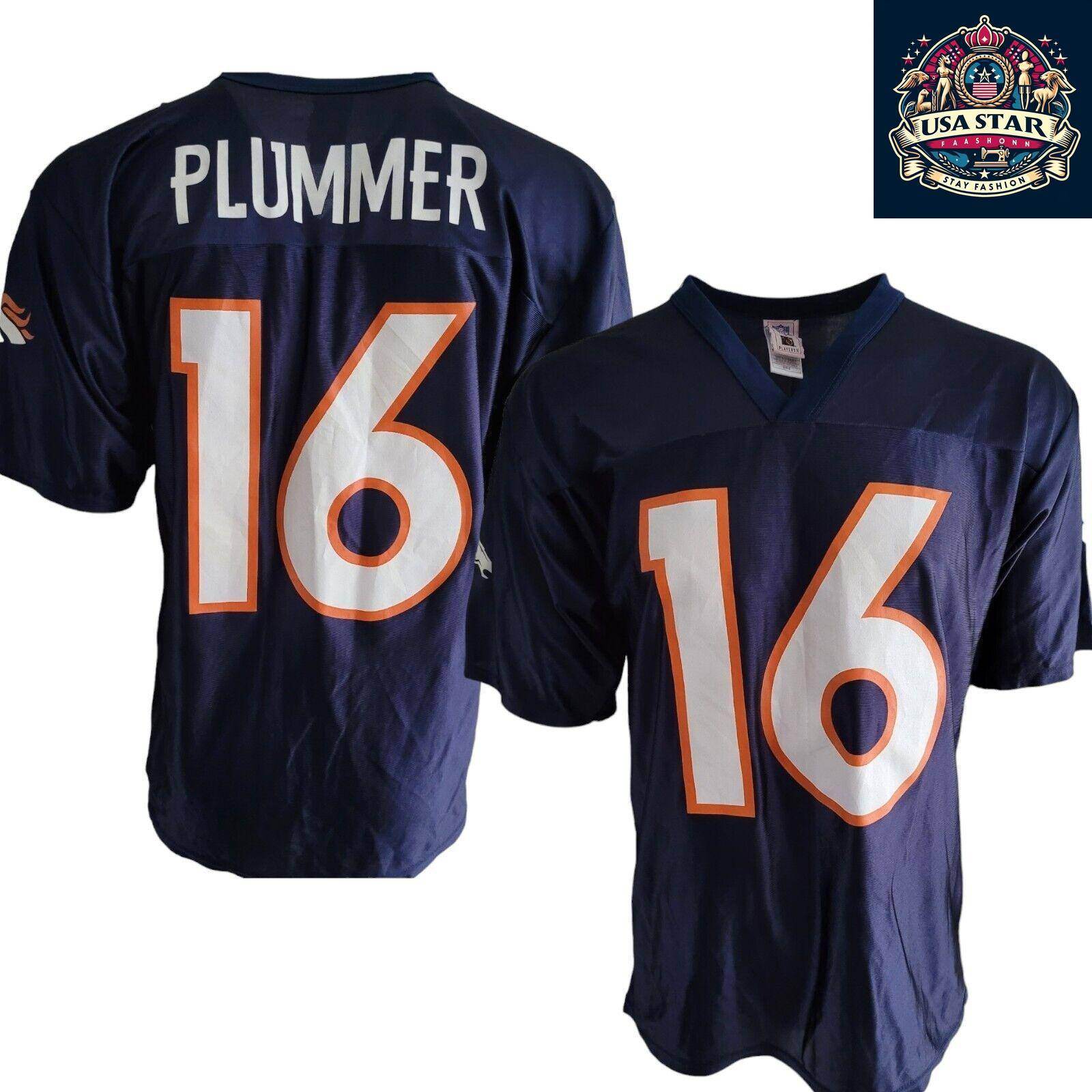 Denver Broncos Jersey Jake Plummer 16 Size M - Authentic Vintage Fan Apparel - USASTARFASHION