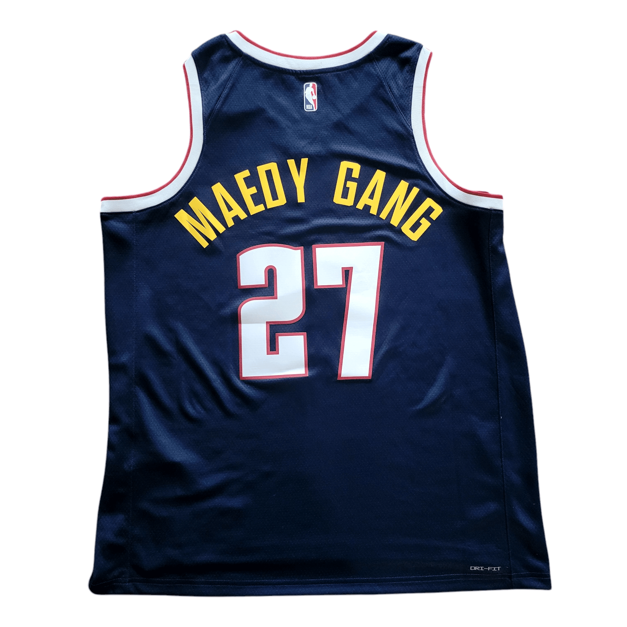 Denver Nuggets 27 "Maedy Gang" Personalized Jersey - USASTARFASHION