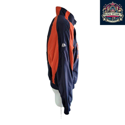 Detroit Tigers Jacket - Majestic MLB Authentic Large with Vibrant Insignia & Iconic Logos - USASTARFASHION