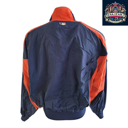Detroit Tigers Jacket - Majestic MLB Authentic Large with Vibrant Insignia & Iconic Logos - USASTARFASHION