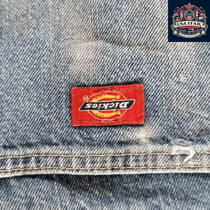 Dickies Carpenter Denim Shorts Size 32 - Durable, Stylish Workwear with Deep Pockets - USASTARFASHION