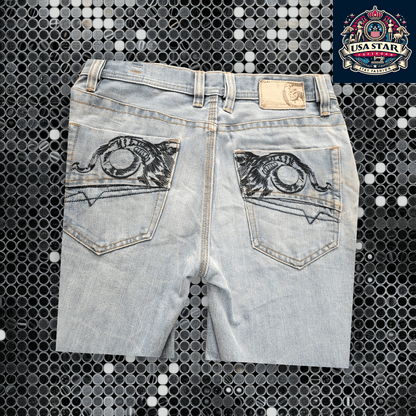 Diesel Denim Jorts - Men's Distressed 5 - Pocket Shorts, Modern Fit, Comfortable Size W32 - USASTARFASHION