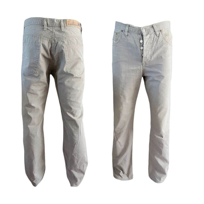 Diesel Industry Beige Jeans – W33 L34 - USASTARFASHION