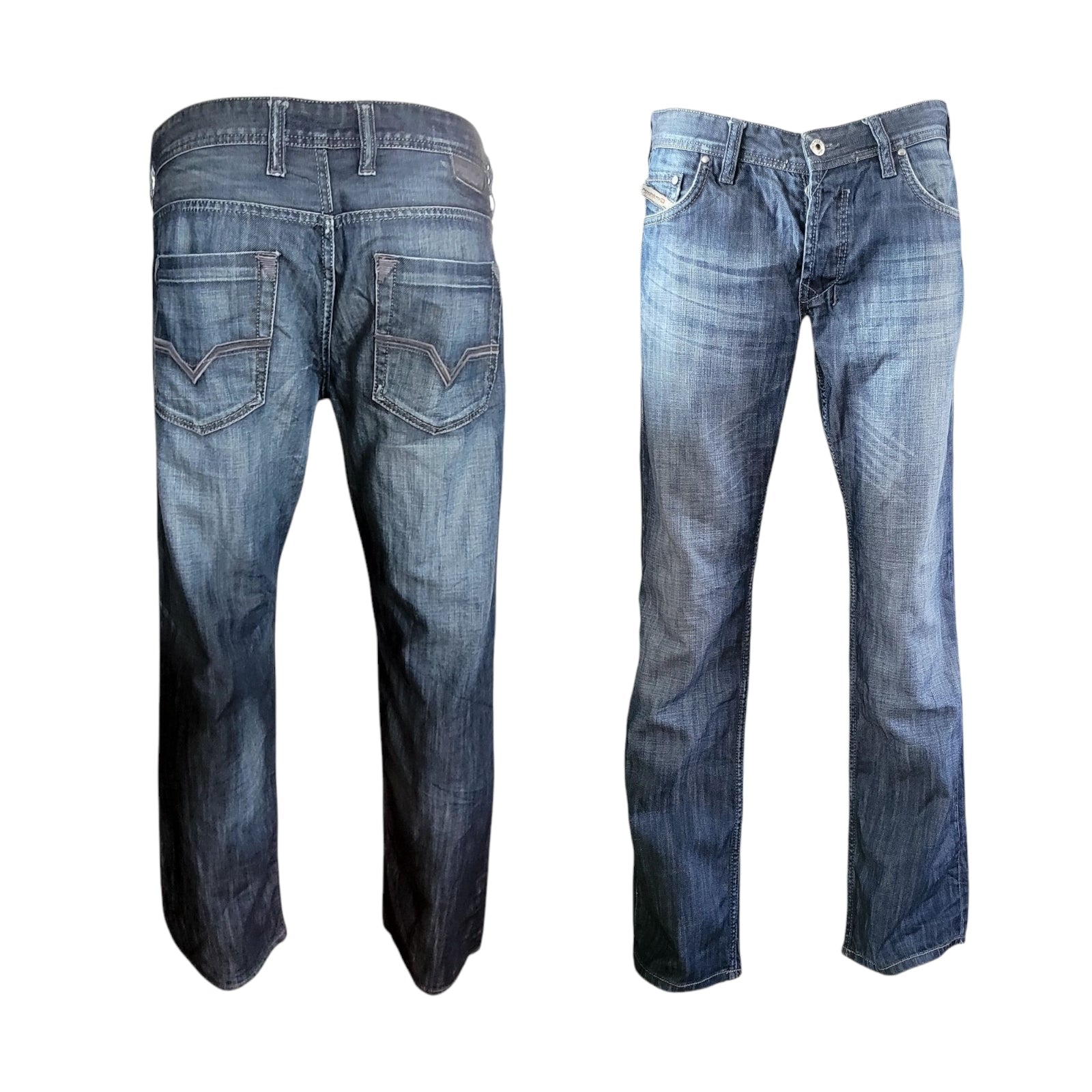 Diesel Industry Jeans – W34 L32 – Made in Italy - USASTARFASHION