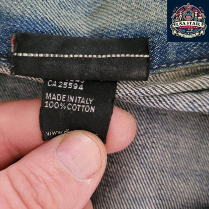 Diesel Ladies Cotton Jacket Size M - Italian Craftsmanship, Timeless Style, Soft Comfort - USASTARFASHION