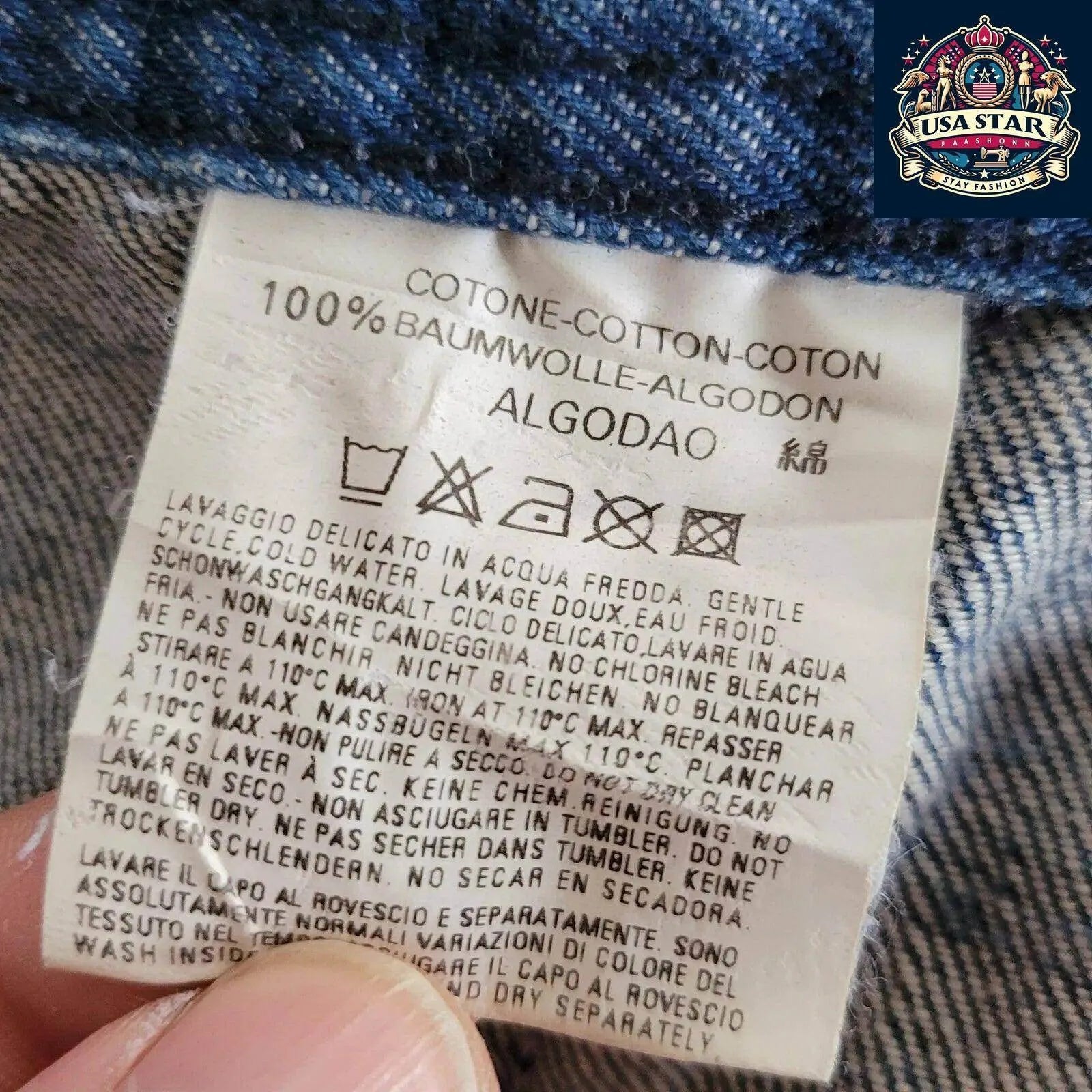 DIESEL Men's XL Denim Cotton Jacket Made In Italy - Classic Design, Rugged Style, Handcrafted Quality - USASTARFASHION