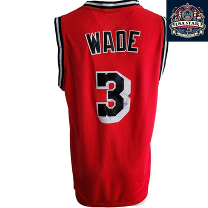 Dwyane Wade Miami Heat Hardwood Classic Jersey Adidas Swingman Size L - Iconic Number 3 - USASTARFASHION