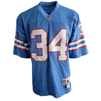 Earl Campbell Throwback Jersey - Houston Oilers 34 - Reebok - Size Medium - Grade A Condition - USASTARFASHION