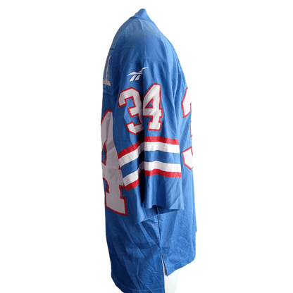 Earl Campbell Throwback Jersey - Houston Oilers 34 - Reebok - Size Medium - Grade A Condition - USASTARFASHION