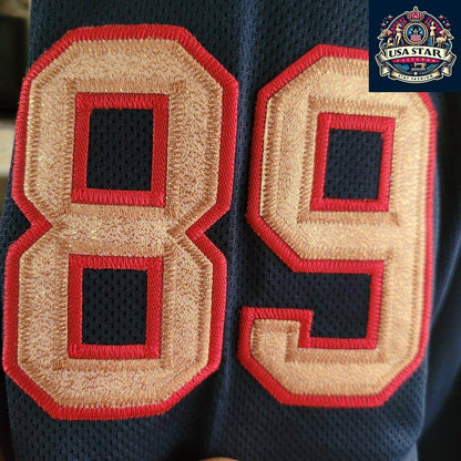 Edmonton Oilers Jersey Mike Comrie CCM 89 Adult Medium Lightweight Air - Knit Fabric - USASTARFASHION