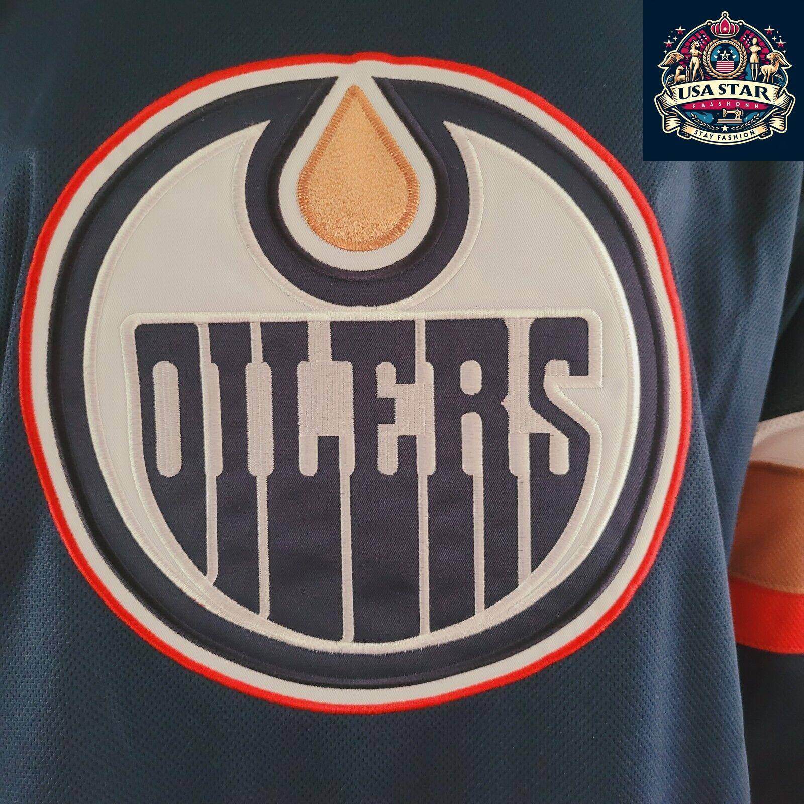 Edmonton Oilers Jersey Mike Comrie CCM 89 Adult Medium Lightweight Air - Knit Fabric - USASTARFASHION