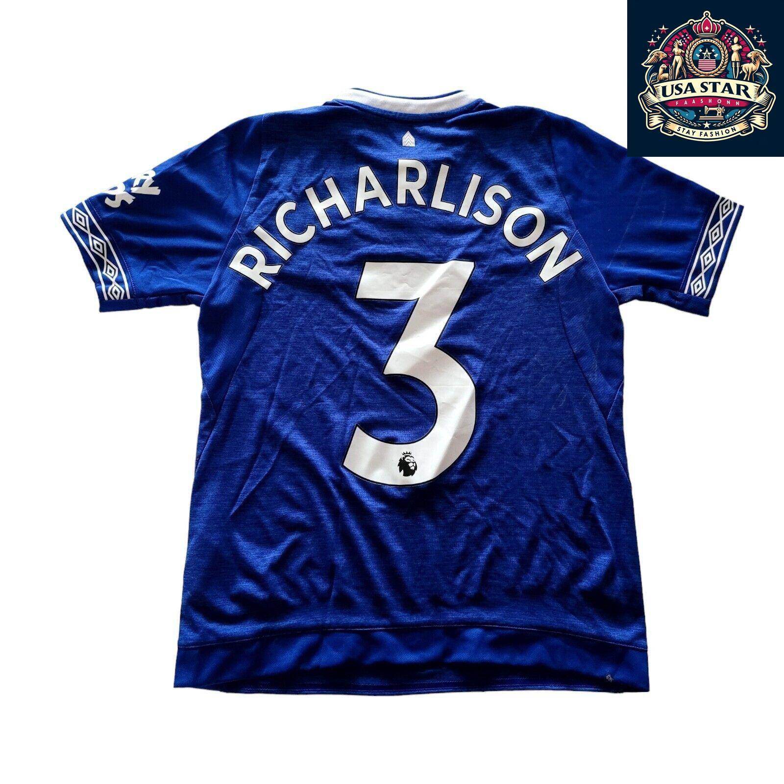 Everton FC Home Shirt YL Richarlison 3 - Official Umbro Youth Jersey, New With Tags - USASTARFASHION