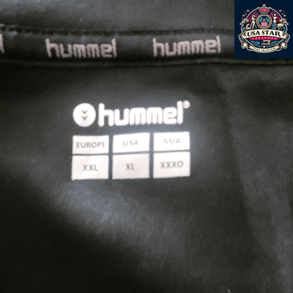 Everton FC Jacket Hummel Men's Full Zip Track Jacket XXL Black/Gray - Breathable, Zippered Pockets - USASTARFASHION