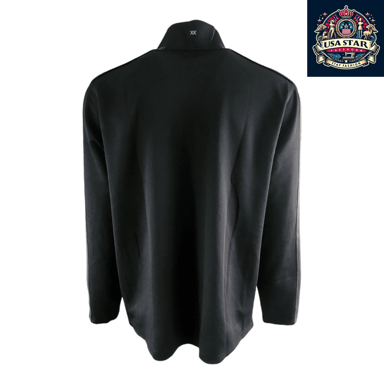 Everton FC Jacket Hummel Men's Full Zip Track Jacket XXL Black/Gray - Breathable, Zippered Pockets - USASTARFASHION