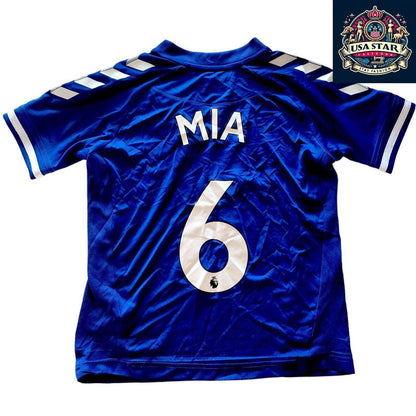 Everton Kids Jersey Hummel Mia 6 - 100% Polyester, Comfortable, Lightweight Design - USASTARFASHION