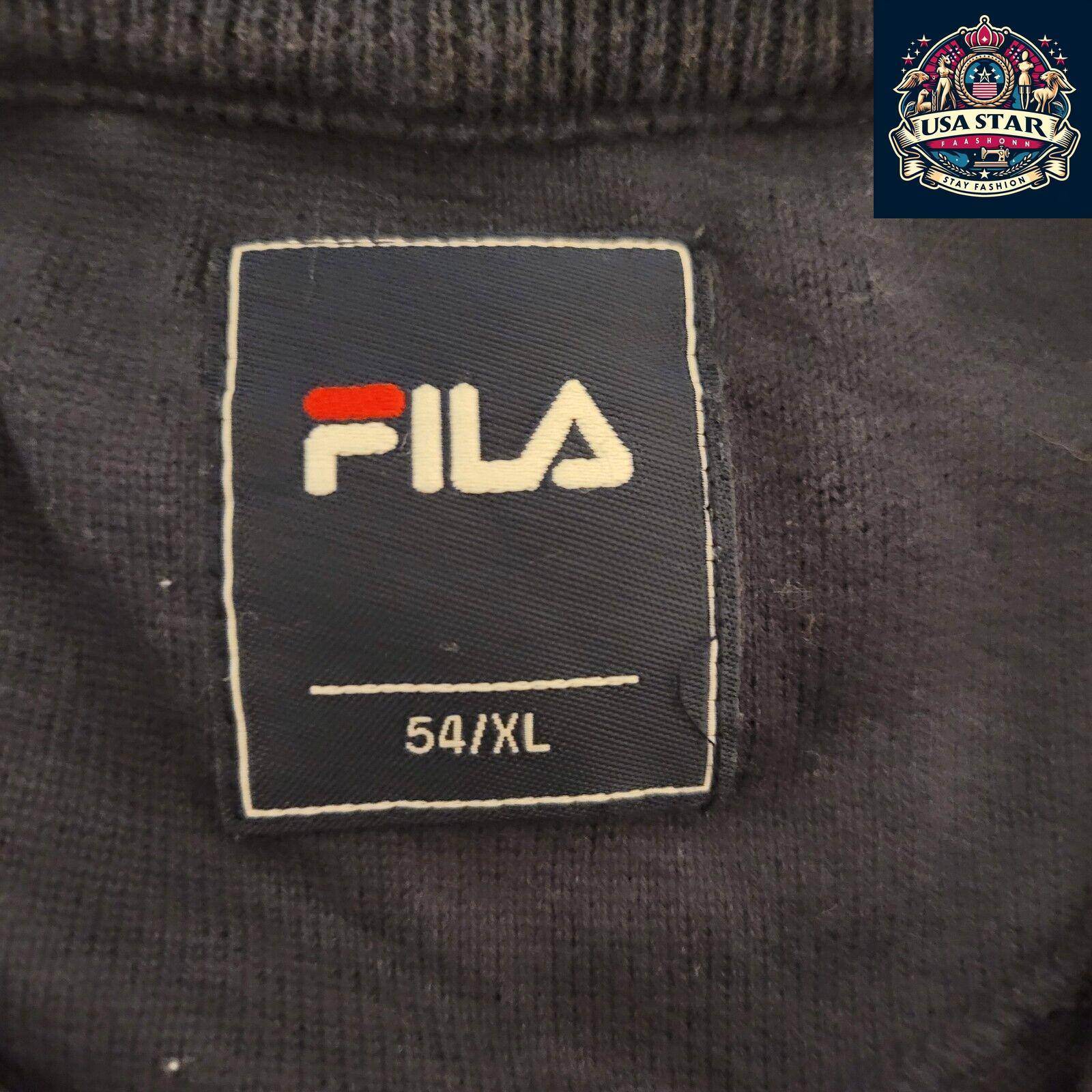 Fila XL Cotton Vest - Classic Design, Breathable Fabric, Iconic Logo Perfect for Layering - USASTARFASHION