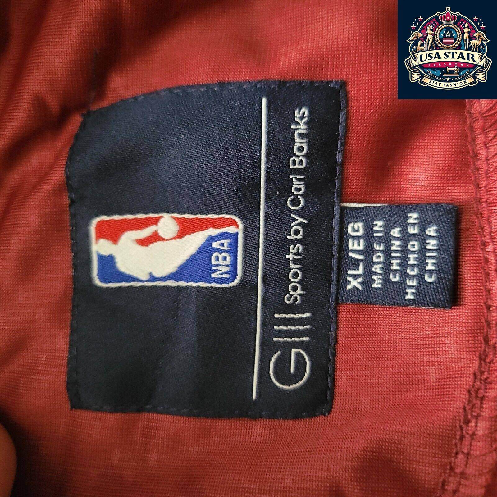 G - III By Carl Banks Cleveland Cavaliers Track Jacket XL, Full Zip, Stitched Logo, 100% Polyester - USASTARFASHION