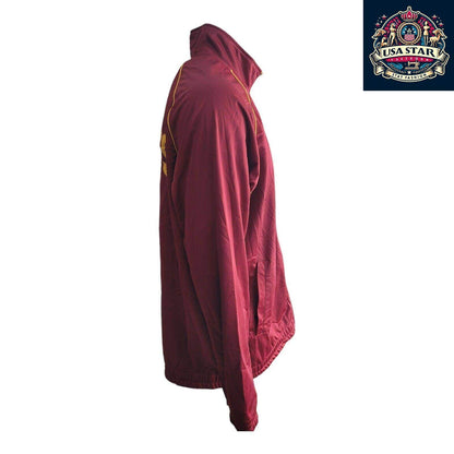 G - III By Carl Banks Cleveland Cavaliers Track Jacket XL, Full Zip, Stitched Logo, 100% Polyester - USASTARFASHION