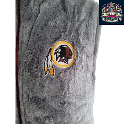 G - III Sports Men's Redskins Vest - Reversible Outerwear Size L for Stylish Game Day Look - USASTARFASHION