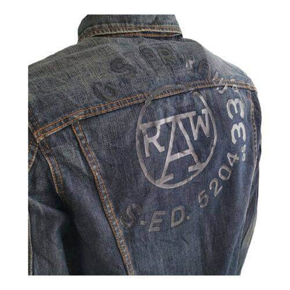 G - Star Raw 3301 Denim Jacket Mens L - USASTARFASHION