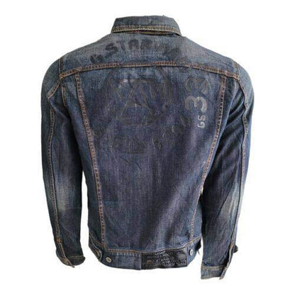 G - Star Raw 3301 Denim Jacket Mens L - USASTARFASHION
