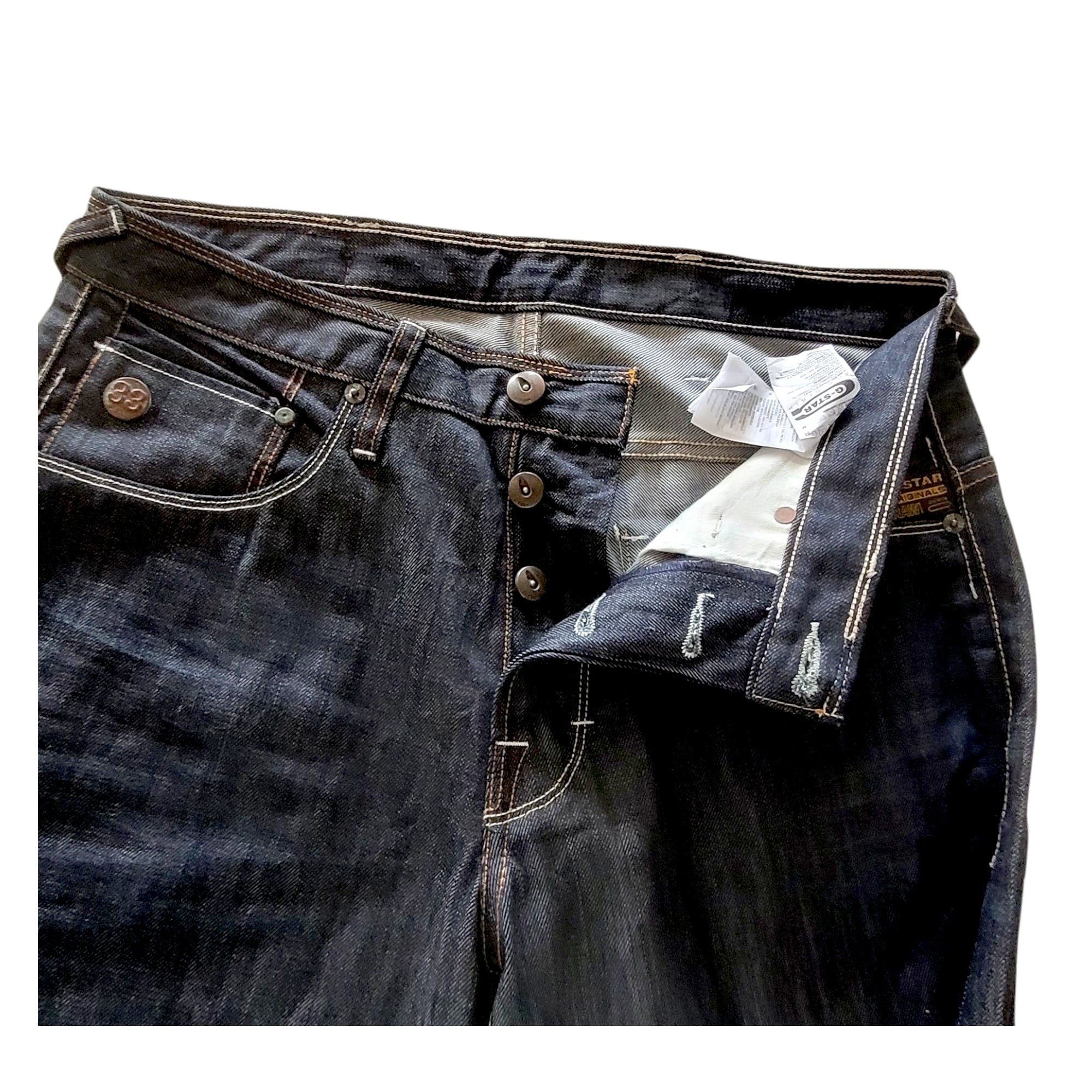 G - Star RAW 3301 Denim Jeans – W33 L32 – GS Raw Logo - USASTARFASHION