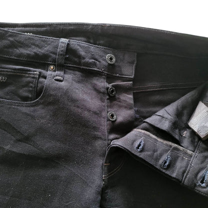 G - Star RAW 3301 Slim Black Jeans – Men’s W32 L32 - USASTARFASHION