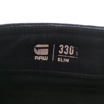 G - Star RAW 3301 Slim Black Jeans – Men’s W32 L32 - USASTARFASHION