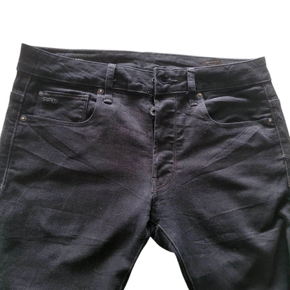 G - Star RAW 3301 Slim Black Jeans – Men’s W32 L32 - USASTARFASHION