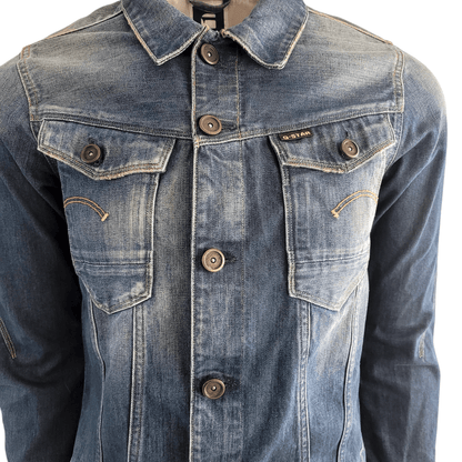 G - Star RAW Denim Jacket - Size Large - USASTARFASHION