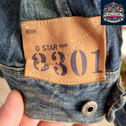 G - Star Women's Denim Jacket Size M - Chic 100% Cotton, Durable, Versatile Style - USASTARFASHION