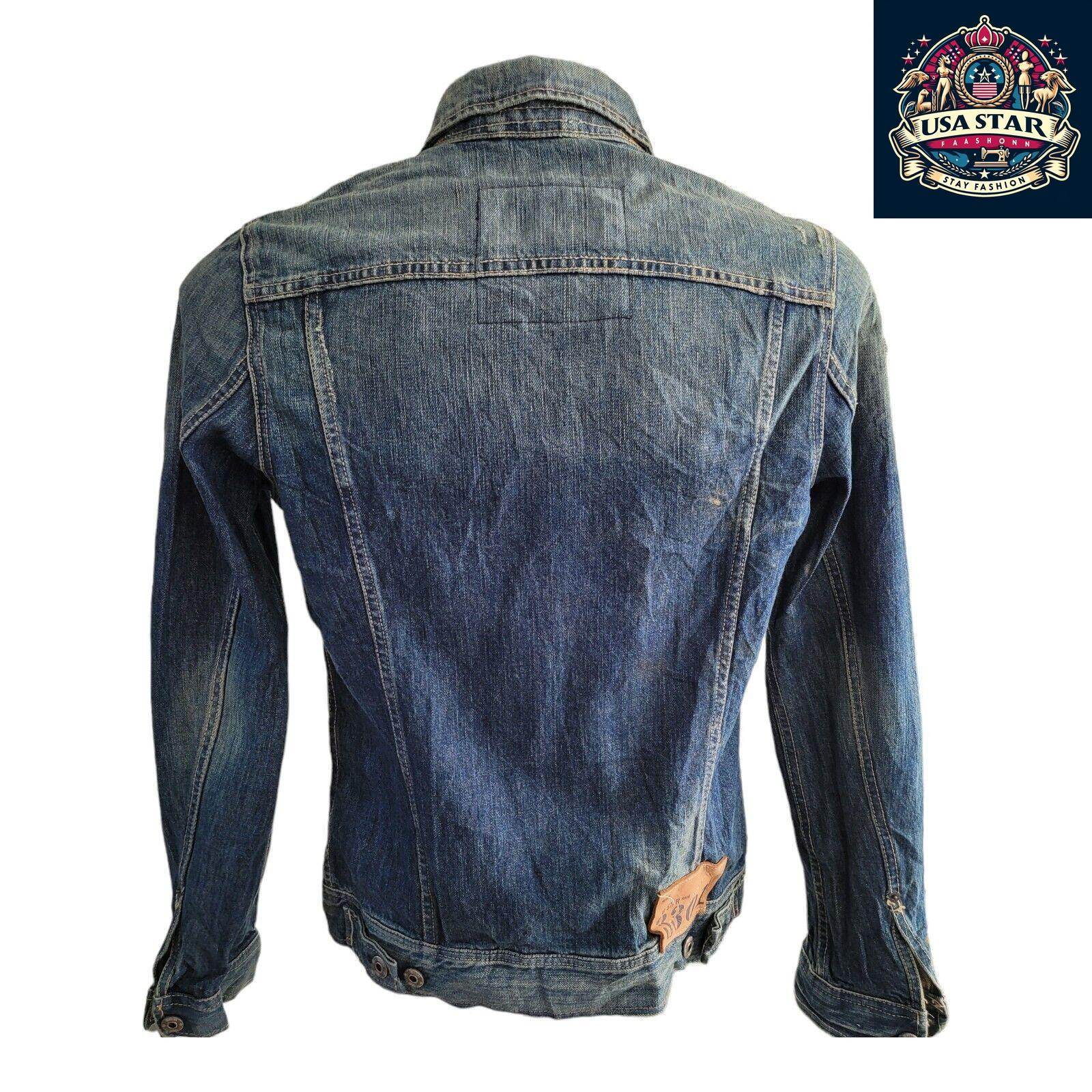 G - Star Women's Denim Jacket Size M - Chic 100% Cotton, Durable, Versatile Style - USASTARFASHION