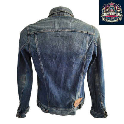 G - Star Women's Denim Jacket Size M - Chic 100% Cotton, Durable, Versatile Style - USASTARFASHION
