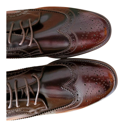 Gianni Feraud Burnt Red Brogue Oxford Shoes – UK 11 - USASTARFASHION