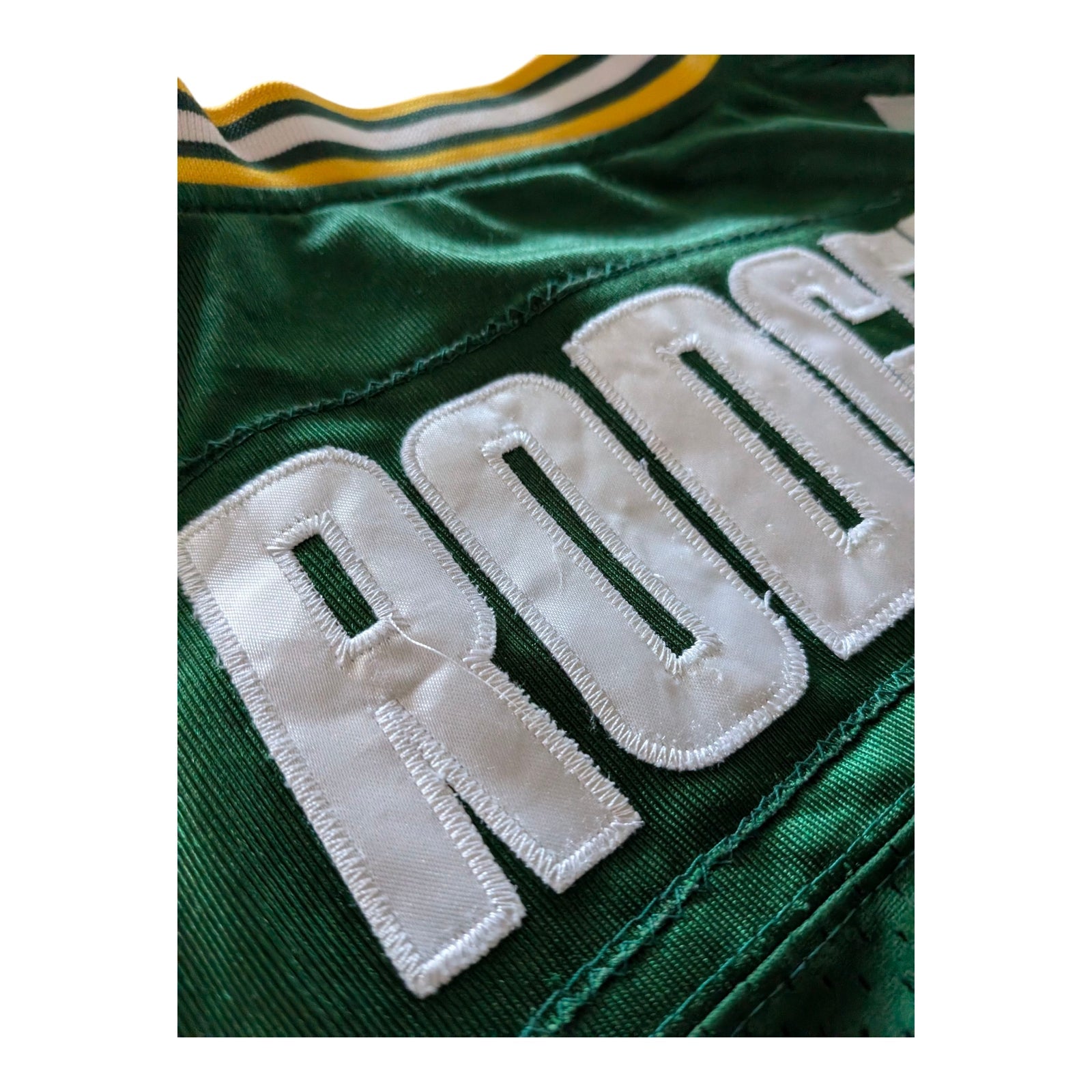 Green Bay Packers 12 RODGERS Jersey sz48 (M/L) - USASTARFASHION