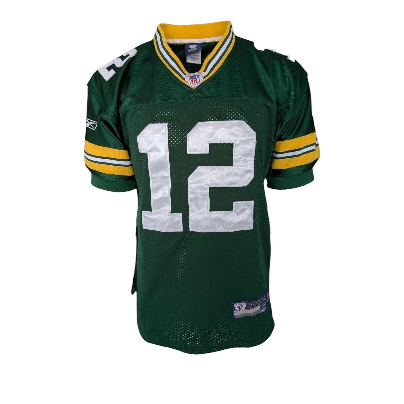 Green Bay Packers 12 RODGERS Jersey sz48 (M/L) - USASTARFASHION