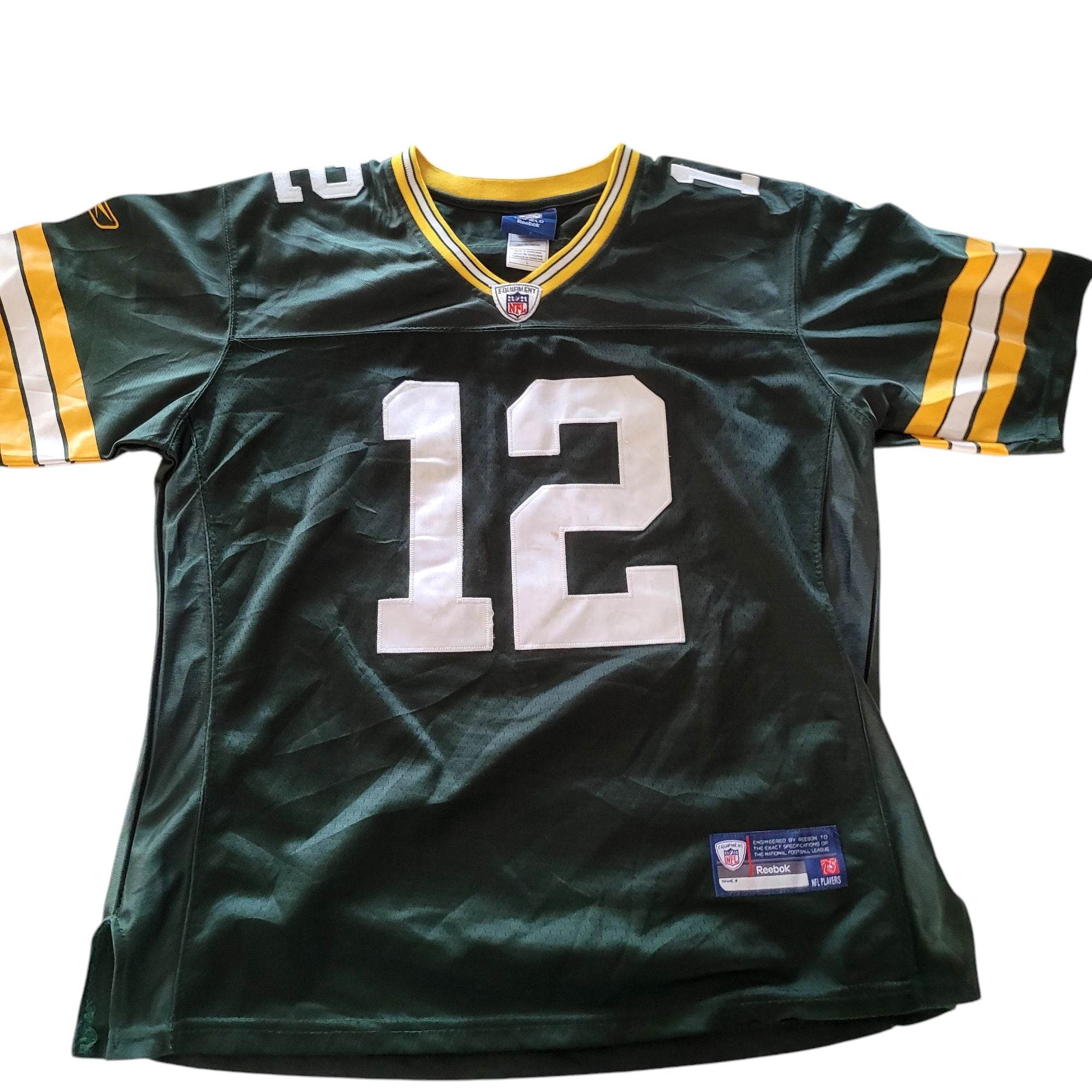 Green Bay Packers Aaron Rodgers Youth Size Large Jersey - USASTARFASHION