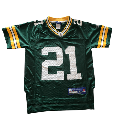 Green Bay Packers Charles Woodson 21 Jersey - Youth Small - Reebok NFL Team Apparel - USASTARFASHION