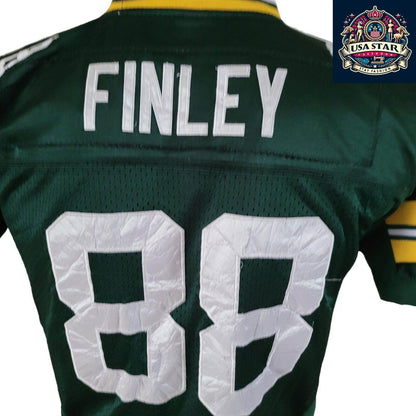 Green Bay Packers Jermichael Finley 88 Youth Reebok On Field Jersey Size M - Authentic NFL Style - USASTARFASHION