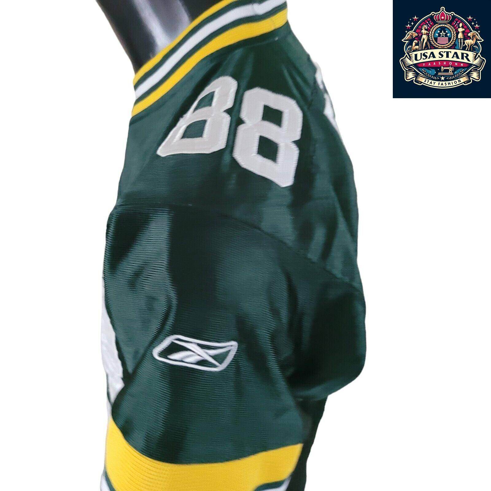 Green Bay Packers Jermichael Finley 88 Youth Reebok On Field Jersey Size M - Authentic NFL Style - USASTARFASHION